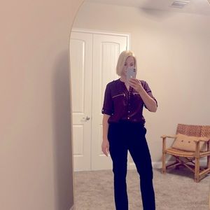 Calvin Klein plum blouse